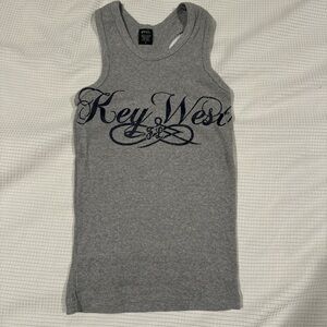 gray ribbed Key West, FL tank